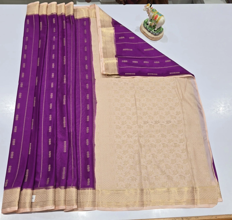 Premium Mona Crape Silk Saree (id 17029)