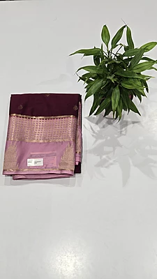 Premium Mona Crape Silk Saree (id 17023)