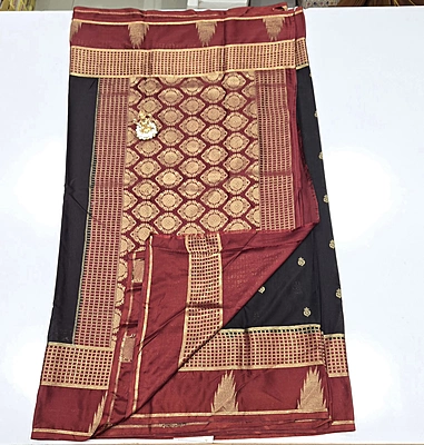 Premium Mona Crape Silk Saree (id 17027)