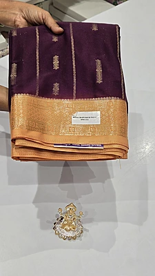 Premium Mona Crape Silk Saree (id 17025)