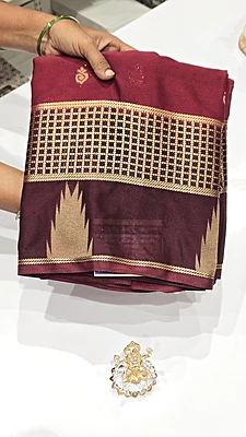 Premium Mona Crape Silk Saree (id 17020)