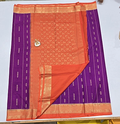 Premium Mona Crape Silk Saree (id 17024)