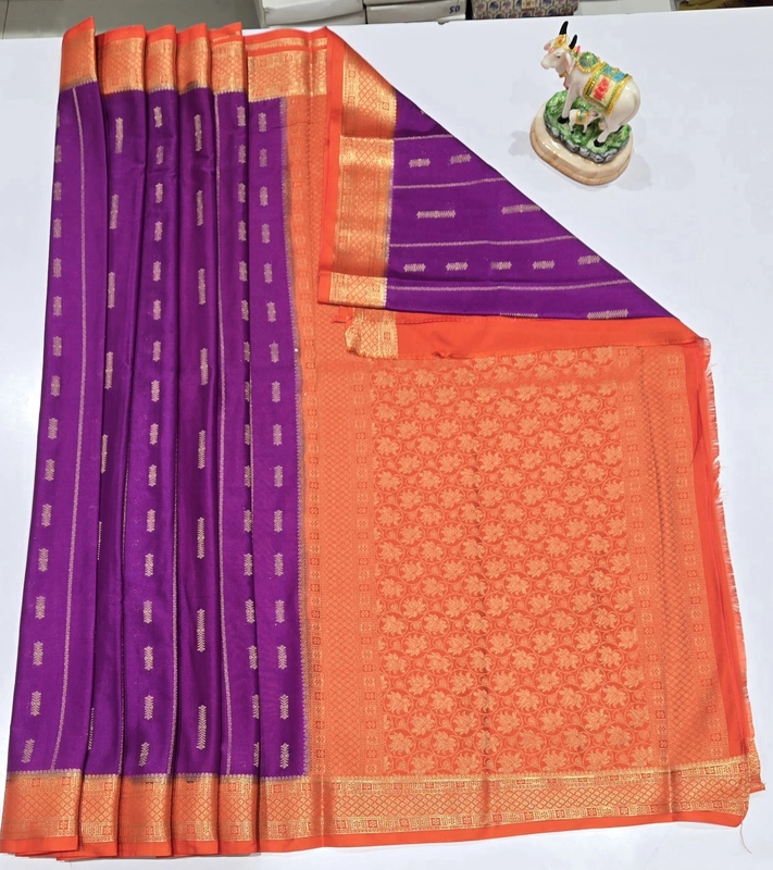 Premium Mona Crape Silk Saree (id 17024)