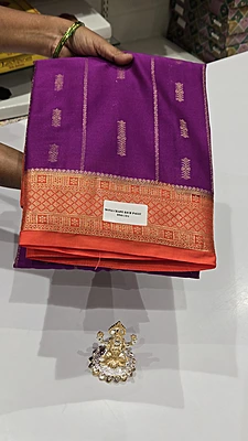 Premium Mona Crape Silk Saree (id 17024)