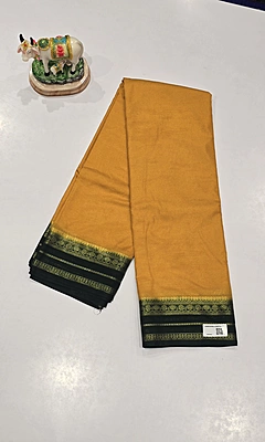 Crape Silk Small Border Saree (id 20006)