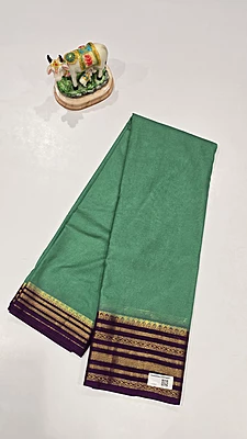 Crape Silk Contrast Saree (id 16028)