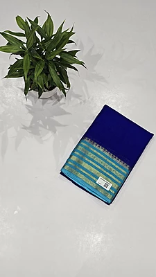 Crape Silk Contrast Saree (id 16033)