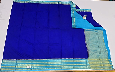 Crape Silk Contrast Saree (id 16033)