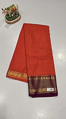 Crape Silk Mango Border Saree (id 19010)