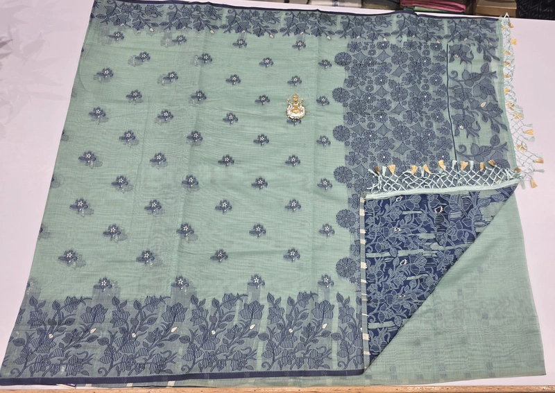 Pencil Cotton Meera Saree (id 23006)