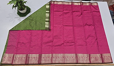 Meena Fancy Butta Saree (id 21004)