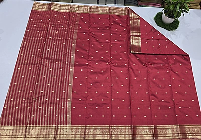 Meena Fancy Butta Saree (id 21012)
