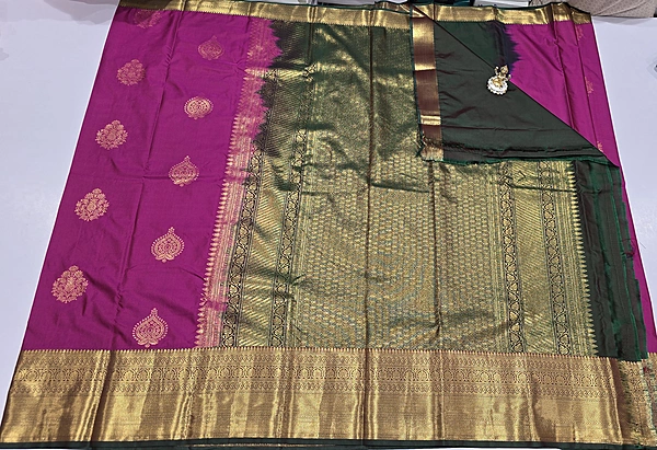 Danth Pattu Semi Silk Saree (id 25005)