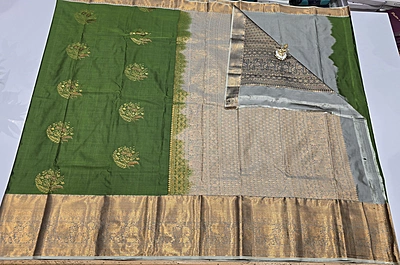 Danth Pattu Semi Silk Saree (id 25011)