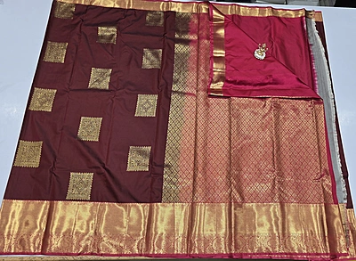 Danth Pattu Semi Silk Saree (id 25014)
