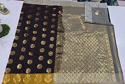 Danth Pattu Semi Silk Saree (id 25018)