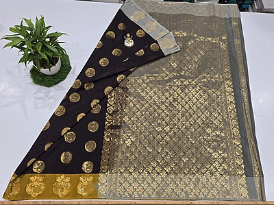 Danth Pattu Semi Silk Saree (id 25018)