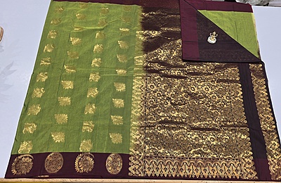 Danth Pattu Semi Silk Saree (id 25019)