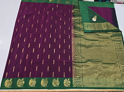 Danth Pattu Semi Silk Saree (id 25023)