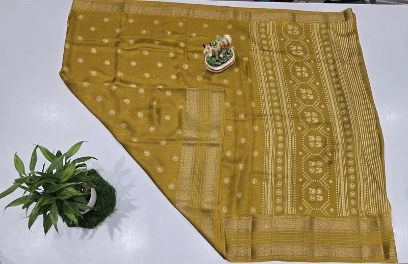 Viscose Silk Saree (id 27001)
