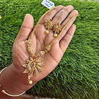 Peacock design multi colour Neckpiece