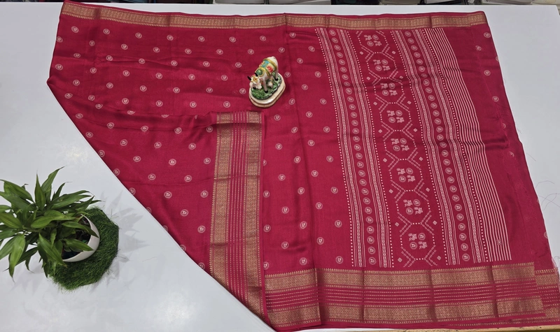Viscose Silk Saree (id 27005)