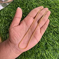 one gram gold finished regular wear trendy chain