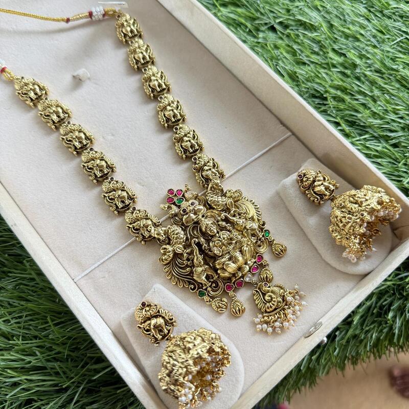 Unique lakshmi design Neckpiece
