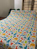 Kids Dohars White animal print