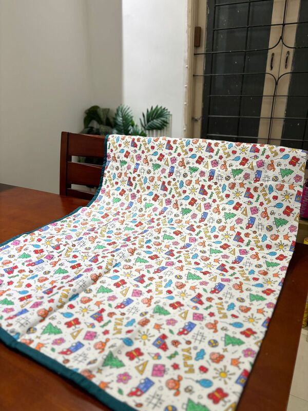 Kids Dohars White Play print