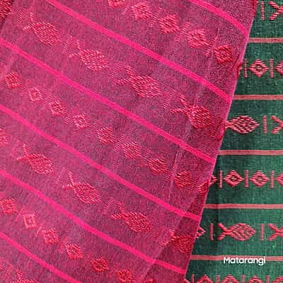 Green Embroidered Bengal Saree