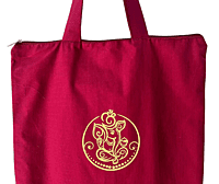 Maroon cotton Return gift bags Set of 10