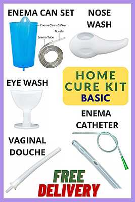 Nature Cure from Home - Basic Cleansing Kit for one person - Nature Cure Detox with water