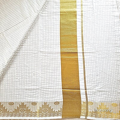 Temple Border Kerala Saree