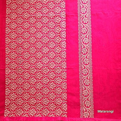 Purple Handloom Silk Cotton Saree