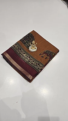 Rose Malbhar Cotton Saree (id 2200)