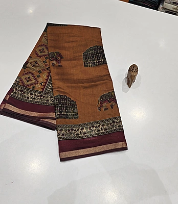 Rose Malbhar Cotton Saree (id 2200)