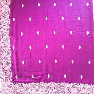 Grape Vine Designer Chinon Crepe Saree