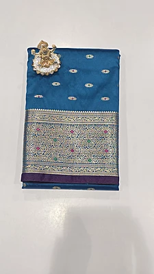 MEENA WORK FANCY SAREE (ID 2300)