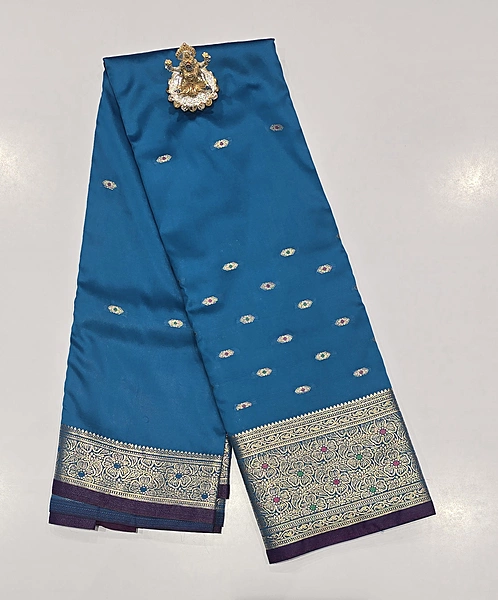 MEENA WORK FANCY SAREE (ID 2300)