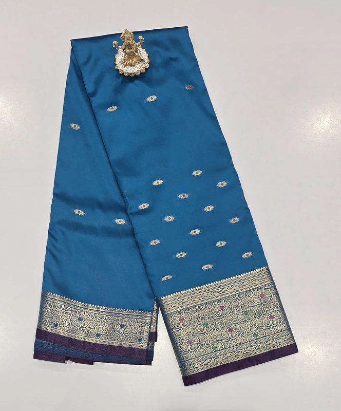 MEENA WORK FANCY SAREE (ID 2300)