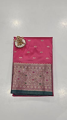 MEENA WORK FANCY SAREE (ID 2301)