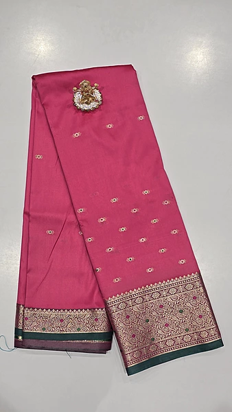 MEENA WORK FANCY SAREE (ID 2301)