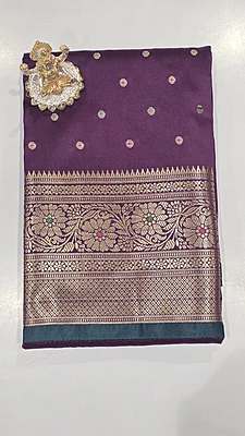 MEENA WORK FANCY SAREE (ID 2304)
