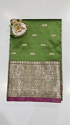 MEENA WORK FANCY SAREE (ID 2307)