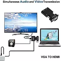 VGA to HDMI Converter with Audio