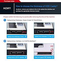 Laptop DVD Caddy 12.7mm