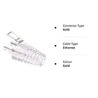 Transparent Cat6 RJ45 Boot (100-Pack)