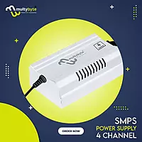 Multybyte CCTV Power Supply SMPS - 4Ch Metal
