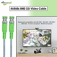 BNC Coaxial Cable (Gold) - Pack of 10